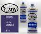Preview: Subaru, Violet Metallic, 81N: 400ml Sprühdose + 400ml Klarlack - Set, von ATW Autoteile West.